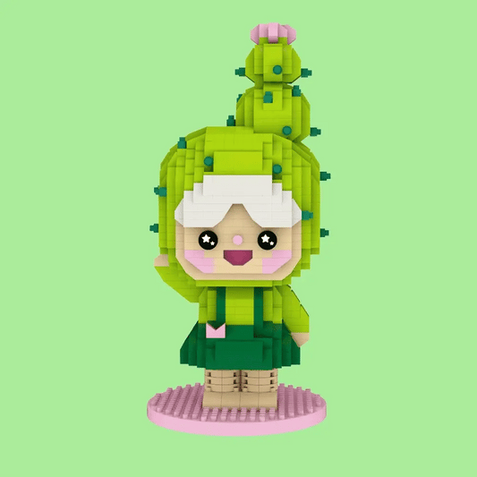 Mini Bricks - You Grow Girl - Cactus Momiji (897 pcs) - manodesantaoficial