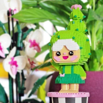 Mini Bricks - You Grow Girl - Cactus Momiji (897 pcs) - manodesantaoficial