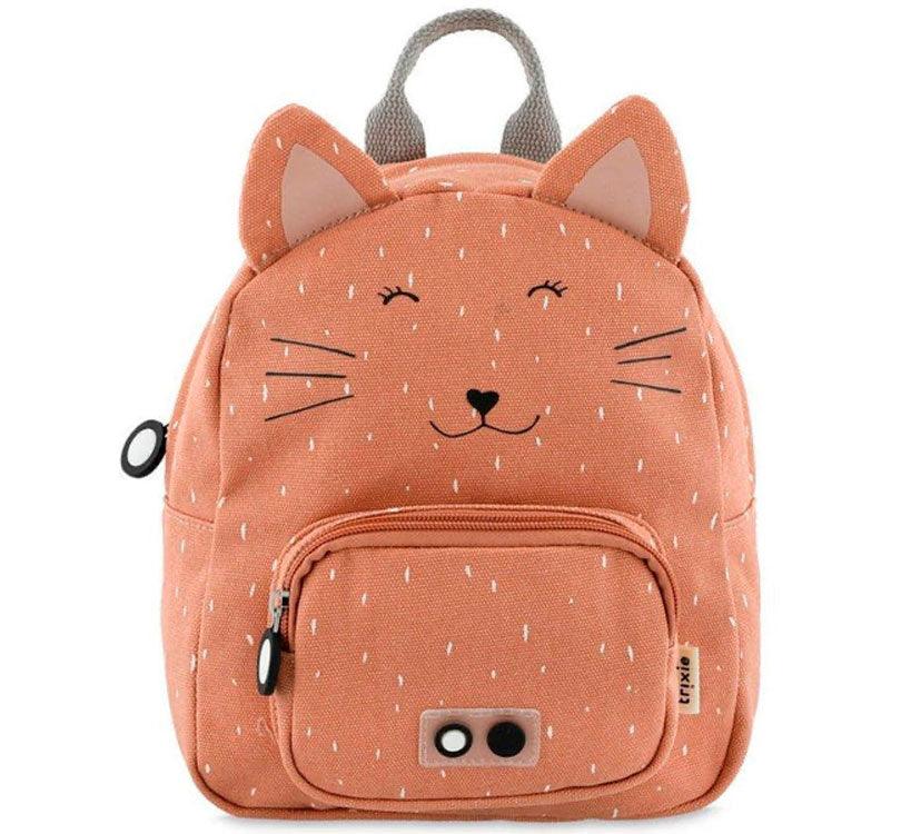 mochila pequeña gato trixie Esta mochila con forma de adorable gatito, con su carita impresa y sus  adorable orejas, conquistará el corazón de vuestros peques. Sus asas acolchadas y ajustables brindan comodidad en cada paso, mientras el cierre con clip en el pecho evita cualquier percance. en color rosa encarnado