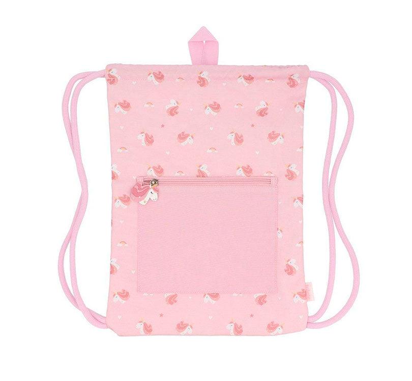 Mochila Saco Impermeable Magical Unicorn Personalizable - manodesantaoficial