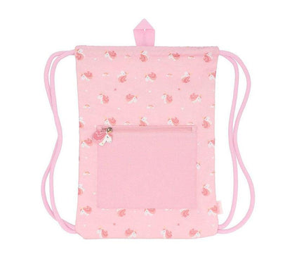 Mochila Saco Impermeable Magical Unicorn Personalizable - manodesantaoficial