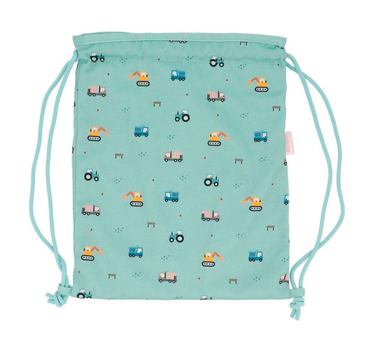 Mochila Saco tela Trucks camiones personalizable - manodesantaoficial
