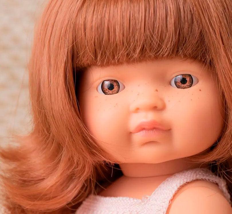Muñeca diversidad Pelirroja caucásica chica - manodesantaoficial