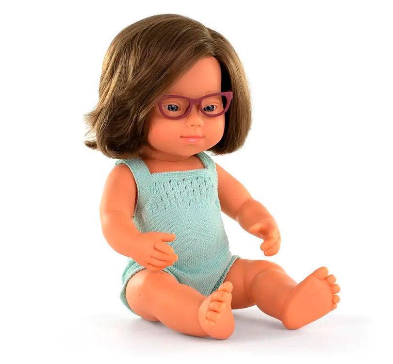 Muñeca diversidad Sindrome Down chica - manodesantaoficial