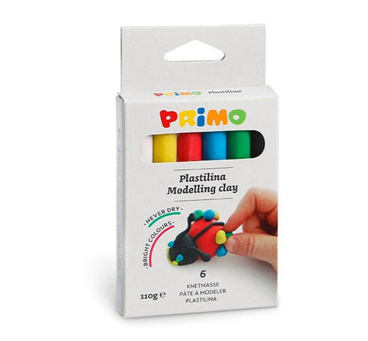 Pack 6 barritas de plastilina mini - manodesantaoficial