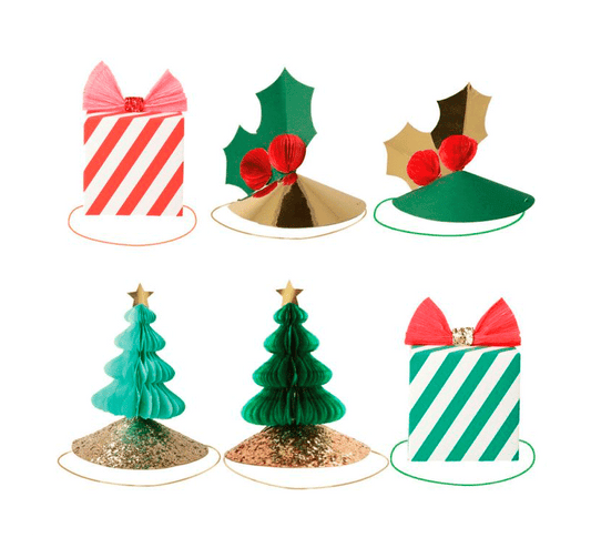Pack 6 Sombreritos de fiesta Navidad - manodesantaoficial