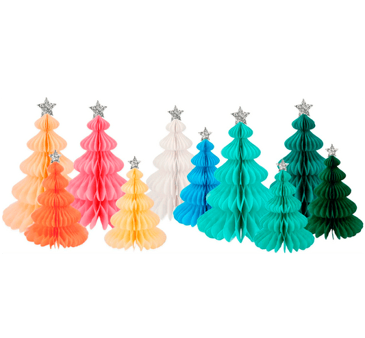 Pack arbolitos de navidad arcoiris - manodesantaoficial