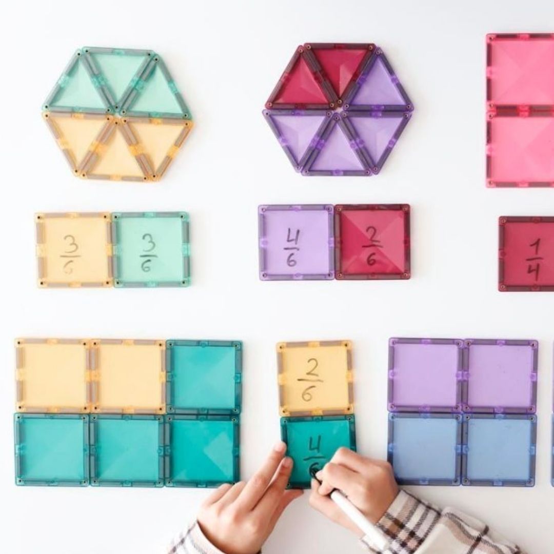 Pack creativo 120 piezas magnéticas Pastel - manodesantaoficial