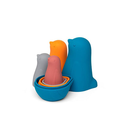 Pajaritos de silicona apilables tipo Matrioskas - manodesantaoficial