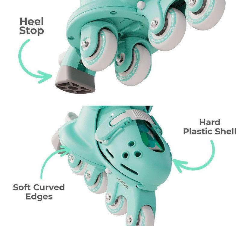 Patines evolutivos Twista Mint 30-34 - manodesantaoficial