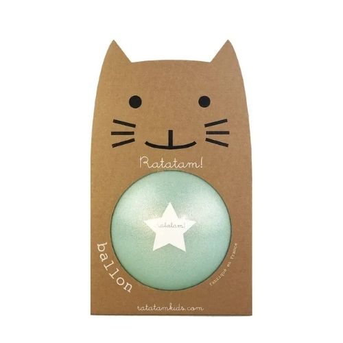 Pelota Ratatam glitter MENTA 15 cm - manodesantaoficial
