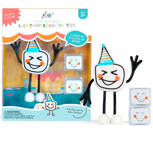 Personaje + 2 Cubos de luz sensoriales para el baño - MULTICOLOR - manodesantaoficial