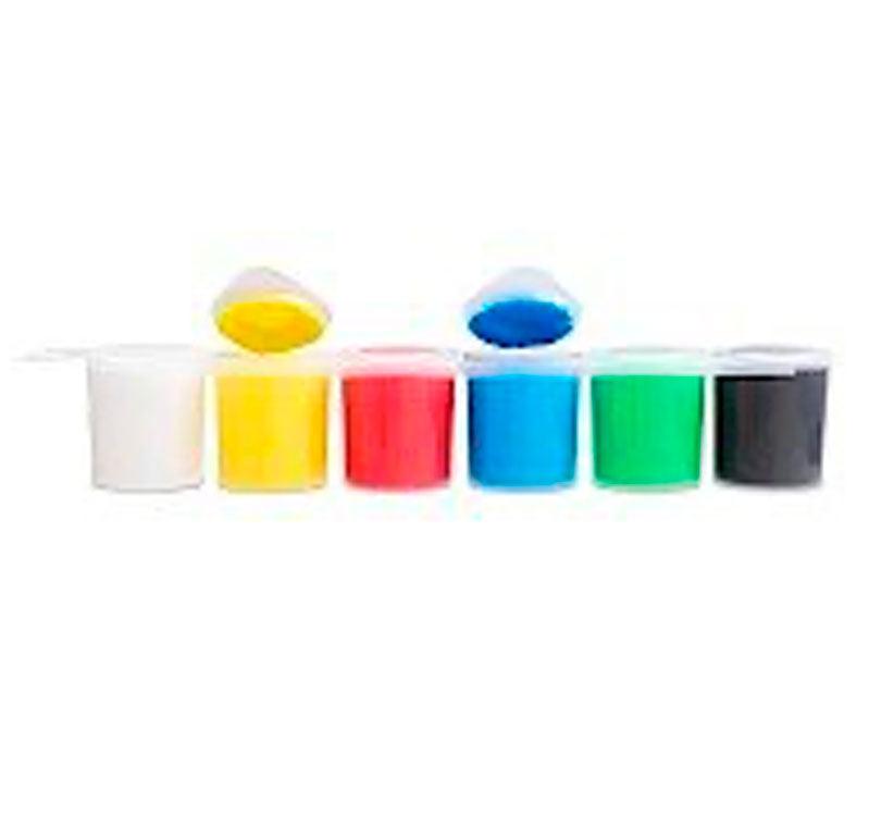 Pintura dedos para pintar 6 colores Básicos - manodesantaoficial