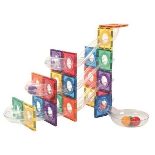 Pista de bolas Tobogan colores vivos 60 piezas - manodesantaoficial