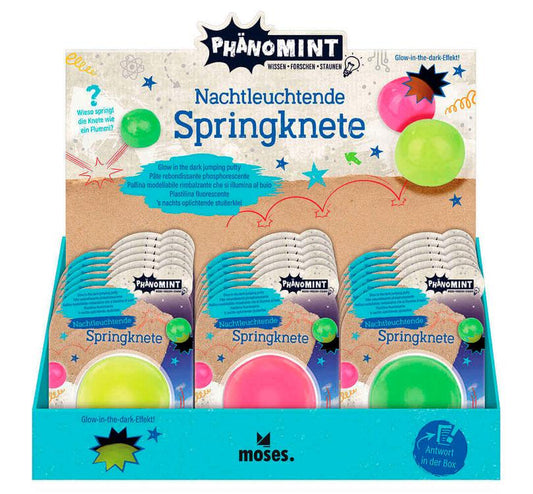 Plastilina saltarina que brilla en la oscuridad - manodesantaoficial