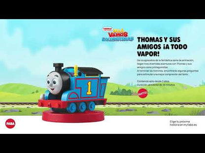 video ejemplo Thomas y sus Amigos en ¡A Todo Vapor!, el personaje sonoro de FABA. Basado en la famosa serie de animación,