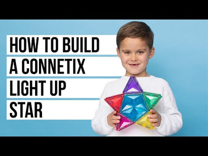 Estrella magnética con luz Light Star Pack 28 piezas - Connetix