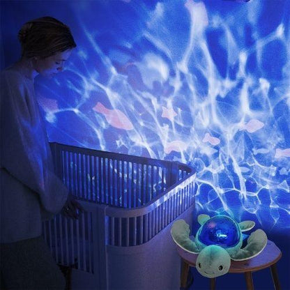 Proyector peluche luz de compañía Tortuga Azul - manodesantaoficial