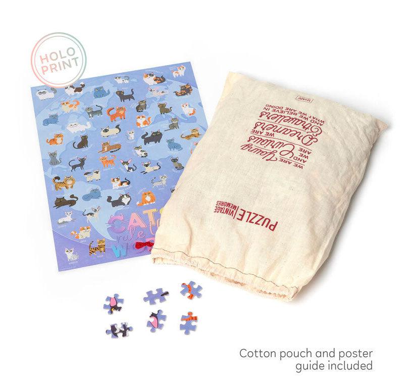 Puzzle 1000 piezas Gatos del mundo - manodesantaoficial