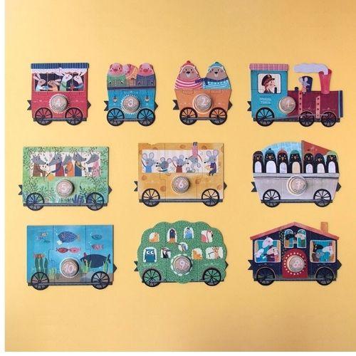 Puzzle my Little train Londji - manodesantaoficial