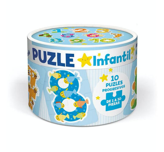 Puzzle XL progresivo: Los números - manodesantaoficial