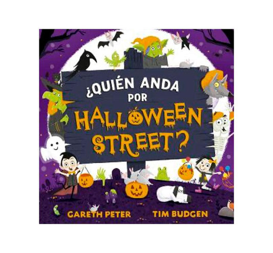 ¡Los monstruos salen a hacer truco o trato en esta divertida y única noche! Gareth Peter y Tim Budgen te invitan a unirte a sus entrañables criaturas para conocerlas desde una nueva perspectiva. ¡Vive el terror divertido con ¿Quién anda por Halloween Street?