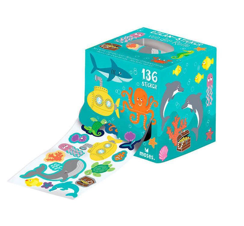 Rollo de pegatinas Oceáno, Espacio o Animales - manodesantaoficial