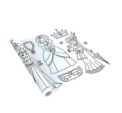 Rollo para colorear mágico Princesas - manodesantaoficial