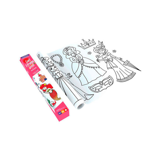 Rollo para colorear mágico Princesas - manodesantaoficial