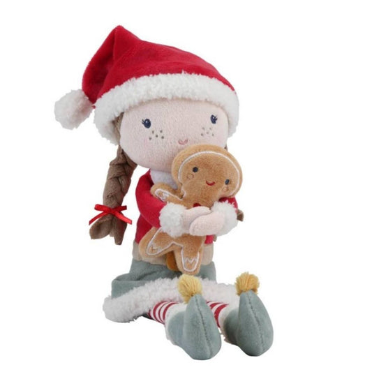 Muñeca de Trapo Rosa Elfa de Navidad – Little Dutch 🎄

Edad recomendada: Desde 0 meses
Tamaño: 35 cm (muñeca mediana)
Material: Poliéster suave y resistente
Lavable a máquina: Sí, a 30ºC
Presentación: En caja decorativa de 21,5 x 12,2 x 7 cm