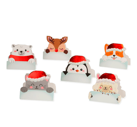 Set 12 marca sitios Navidad - manodesantaoficial