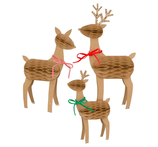 Set 3 Renos de Navidad - manodesantaoficial