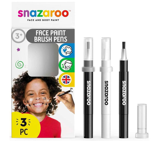 Set 3 rotuladores de maquillaje blanco y negro - manodesantaoficial