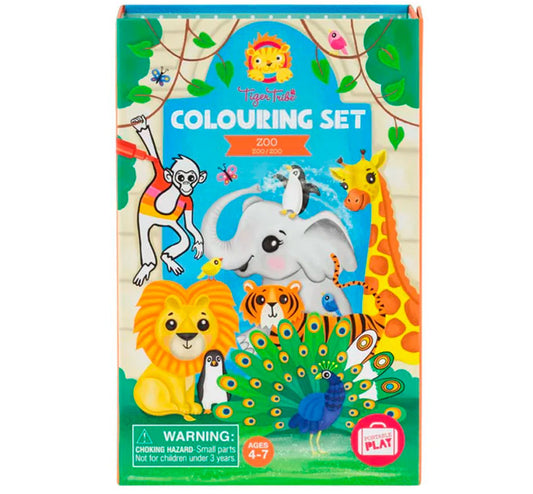 Set colorear Zoo - manodesantaoficial
