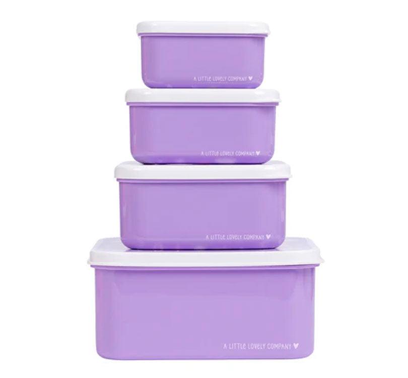 Set de 4 cajitas de almuerzo Unicornios - manodesantaoficial