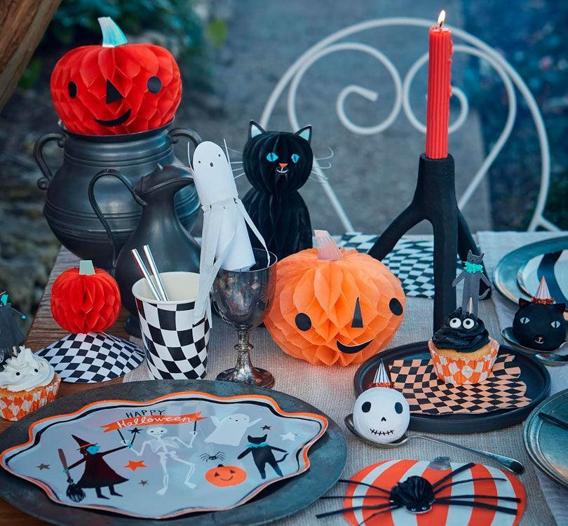 Set de 8 platos Happy Halloween - manodesantaoficial