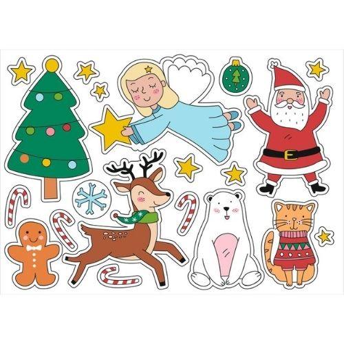 Set Pegatinas para la ventana que brillan en la oscuridad - manodesantaoficial