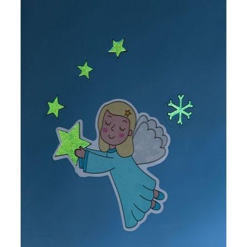 Set Pegatinas para la ventana que brillan en la oscuridad - manodesantaoficial