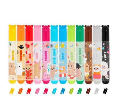 Set Rotuladores lavables 12 colores LEGAMI - manodesantaoficial