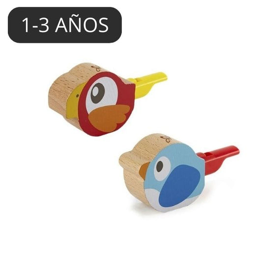 Silbato pájaro madera Hape - manodesantaoficial