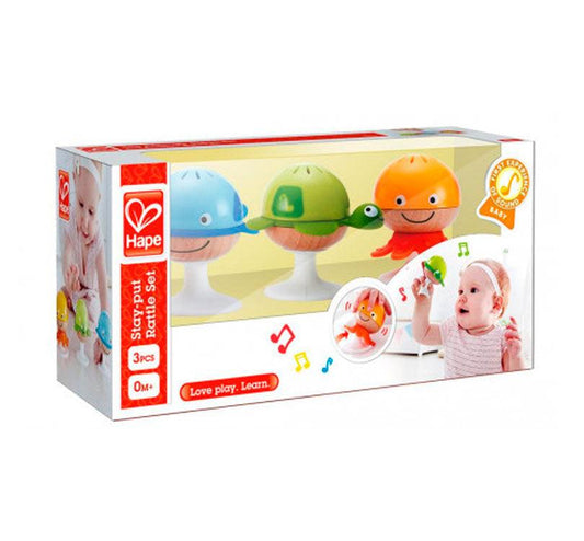 Sonajeros con ventosa Hape - manodesantaoficial