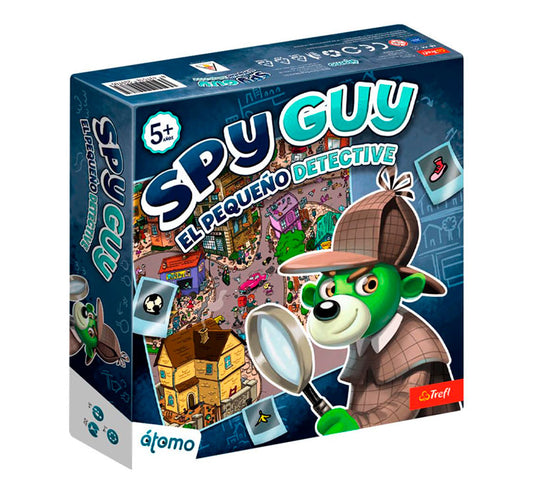 spy guy ngenioso juego de mesa cooperativo, ¡perfecto para los amantes de la investigación! atomo games