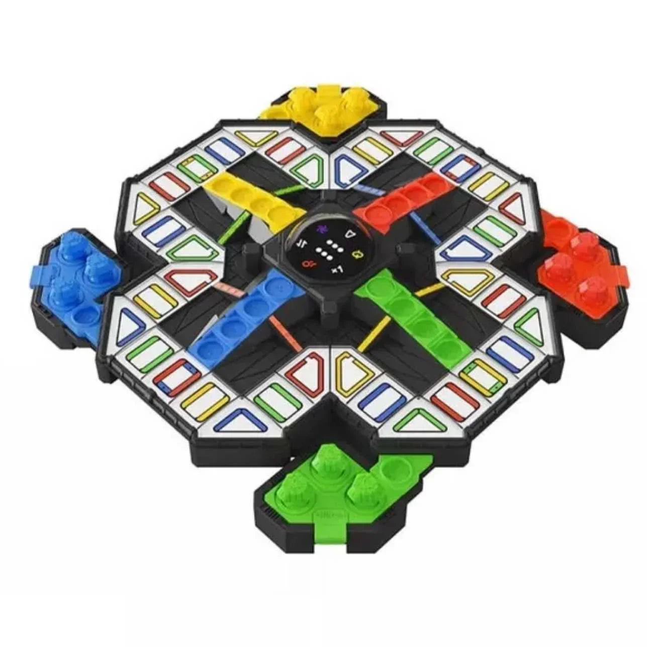 Super Ludo – Parchís digital galáctico con&nbsp; eventos sorpresa

Edad recomendada: A partir de 6 años
Medidas aproximadas: Formato de sobremesa
Incluye: 1 tablero electrónico con botón central, fichas y funciones digitales
Funciona con: 3 pilas AA (no incluidas)