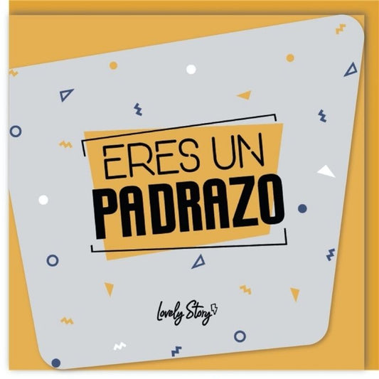 Tarjeta de felicitación Eres un padrazo - manodesantaoficial