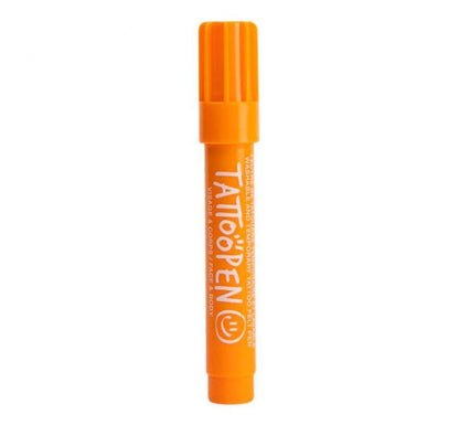 Tattoopen Rotulador para dibujar en la piel Naranja - manodesantaoficial