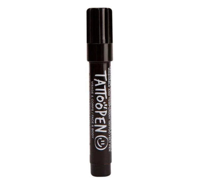 Tattoopen Rotulador para dibujar en la piel Negro - manodesantaoficial