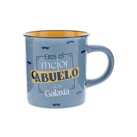 Taza Vintage 430 ml Eres el mejor Abuelo de la Galaxia - manodesantaoficial