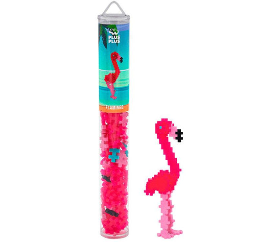 Tubo 100 piezas construcción Flamenco PLUS PLUS - manodesantaoficial