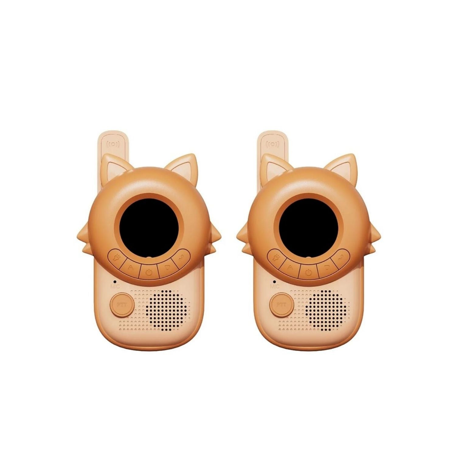  Walkie Talkies Zoo Zorro (Fox) (The Zoofamily)

Los originales&nbsp;Walkie Talkies Zoo Zorro garantizan horas de aventura y comunicación. Su diseño de silicona resistente, combinado con un gran alcance y luz linterna, los hace perfectos para juegos al aire libre y en cualquier momento del día. 