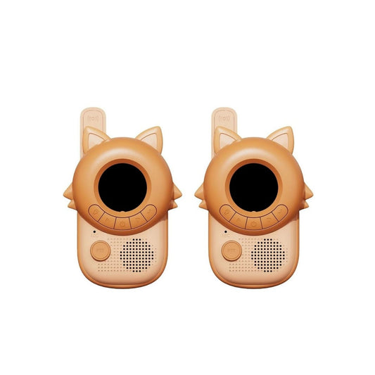  Walkie Talkies Zoo Zorro (Fox) (The Zoofamily)

Los originales&nbsp;Walkie Talkies Zoo Zorro garantizan horas de aventura y comunicación. Su diseño de silicona resistente, combinado con un gran alcance y luz linterna, los hace perfectos para juegos al aire libre y en cualquier momento del día. 